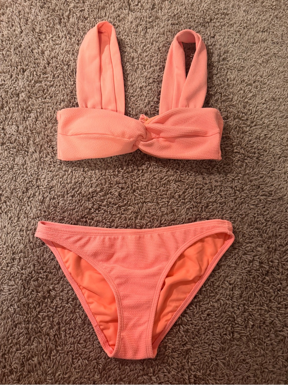 Target Peach-Orange Two-Piece Women's Bikini Set